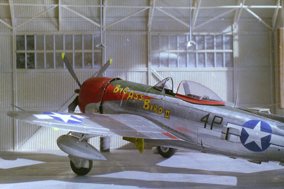 Republic P-47 Thunderbolt. Scratch built in metal by Rojas Bazán. 1:15 scale.