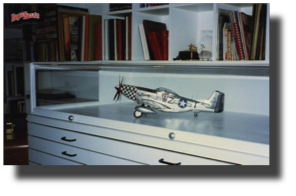 North American P-51 D Mustang. Scratch built in metal by Rojas Bazán. 1:15 scale. North American P-51 D Mustang. Scratch built in metal by Rojas Bazán. 1:15 scale.