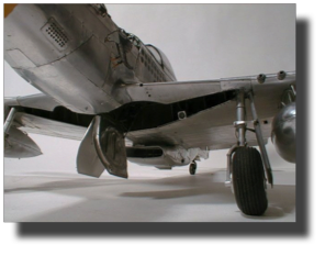 North American P-51 D Mustang. Scratch built in metal by Rojas Bazán. 1:15 scale.