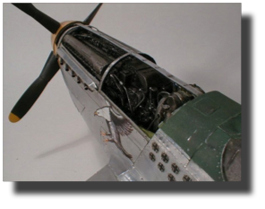 P-51 D Mustang. Packard V-1650-7 Merlin. Scratch built in metal by Rojas Bazán. 1:15 scale. P-51 D Mustang. Packard V-1650-7 Merlin. Scratch built in metal by Rojas Bazán. 1:15 scale.