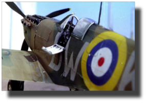 Supermarine Spitfire Mk I. Scratch built in metal by Rojas Bazán. 1:15 scale. Built in 1990. Supermarine Spitfire Mk I. Scratch built in metal by Rojas Bazán. 1:15 scale. Built in 1990.