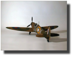 Supermarine Spitfire Mk I. Scratch built in metal by Rojas Bazán. 1:15 scale.