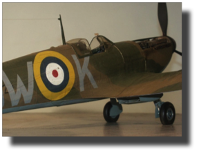 Supermarine Spitfire Mk I. Scratch built in metal by Rojas Bazán. 1:15 scale. Supermarine Spitfire Mk I. Scratch built in metal by Rojas Bazán. 1:15 scale.