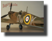 Supermarine Spitfire Mk I. Scratch built in metal by Rojas Bazán. 1:15 scale. Built in 1995.